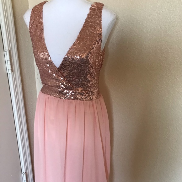 NWOT Bee Free Sequin Prom Dress Size M - Picture 3 of 8